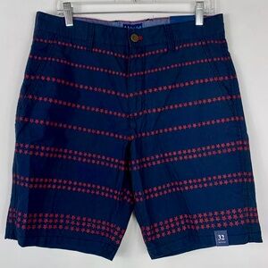 Charleston Threads Men’s Navy Star Shorts Nautical Preppy Summer Resort